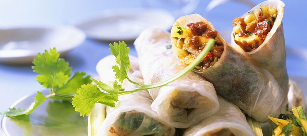 Duck Rice Paper Rolls